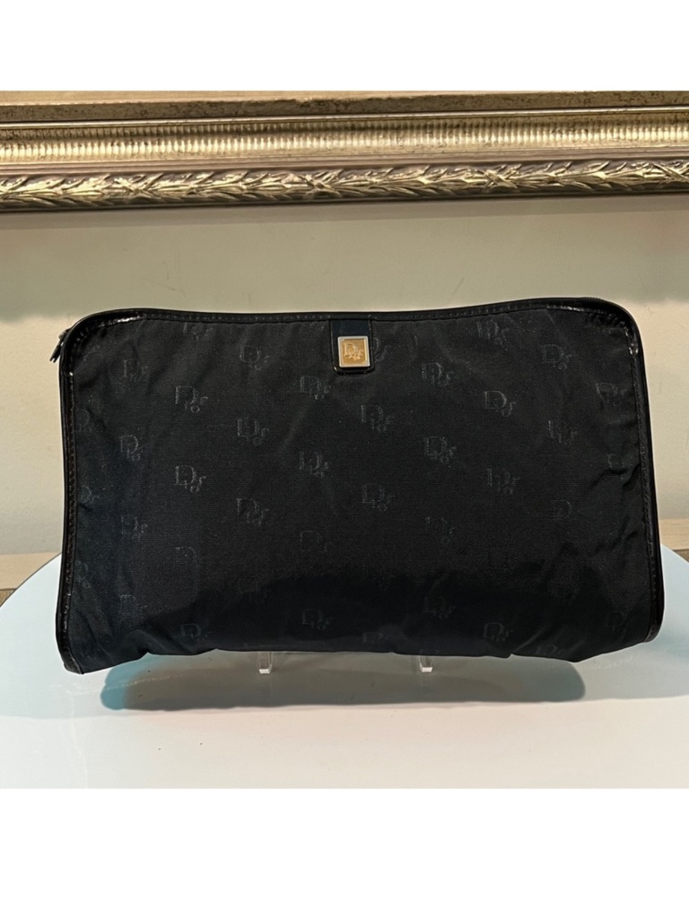 Dior Navy Clutch or Makeup Bag